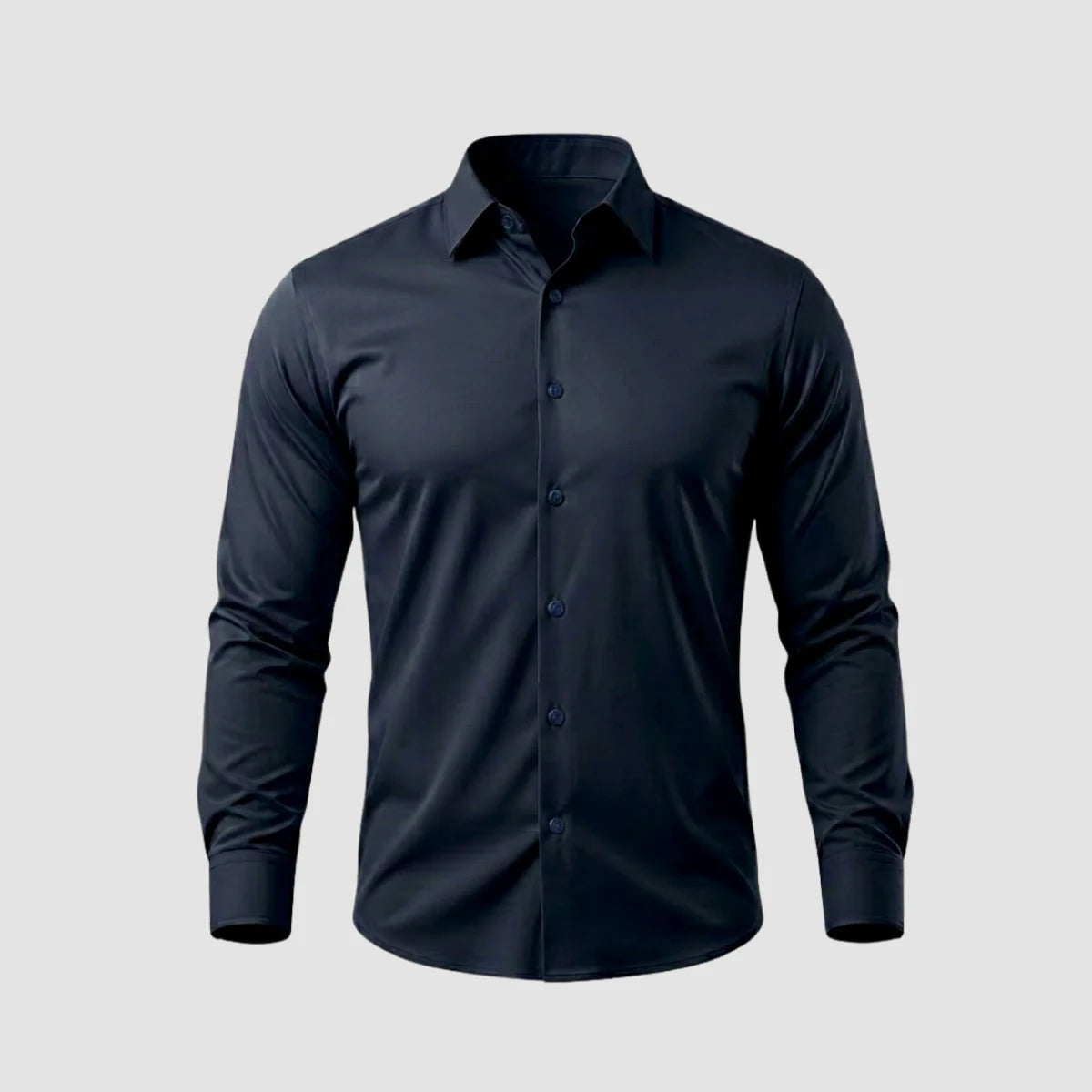 La Chemise Infroissable - Bleu Marine