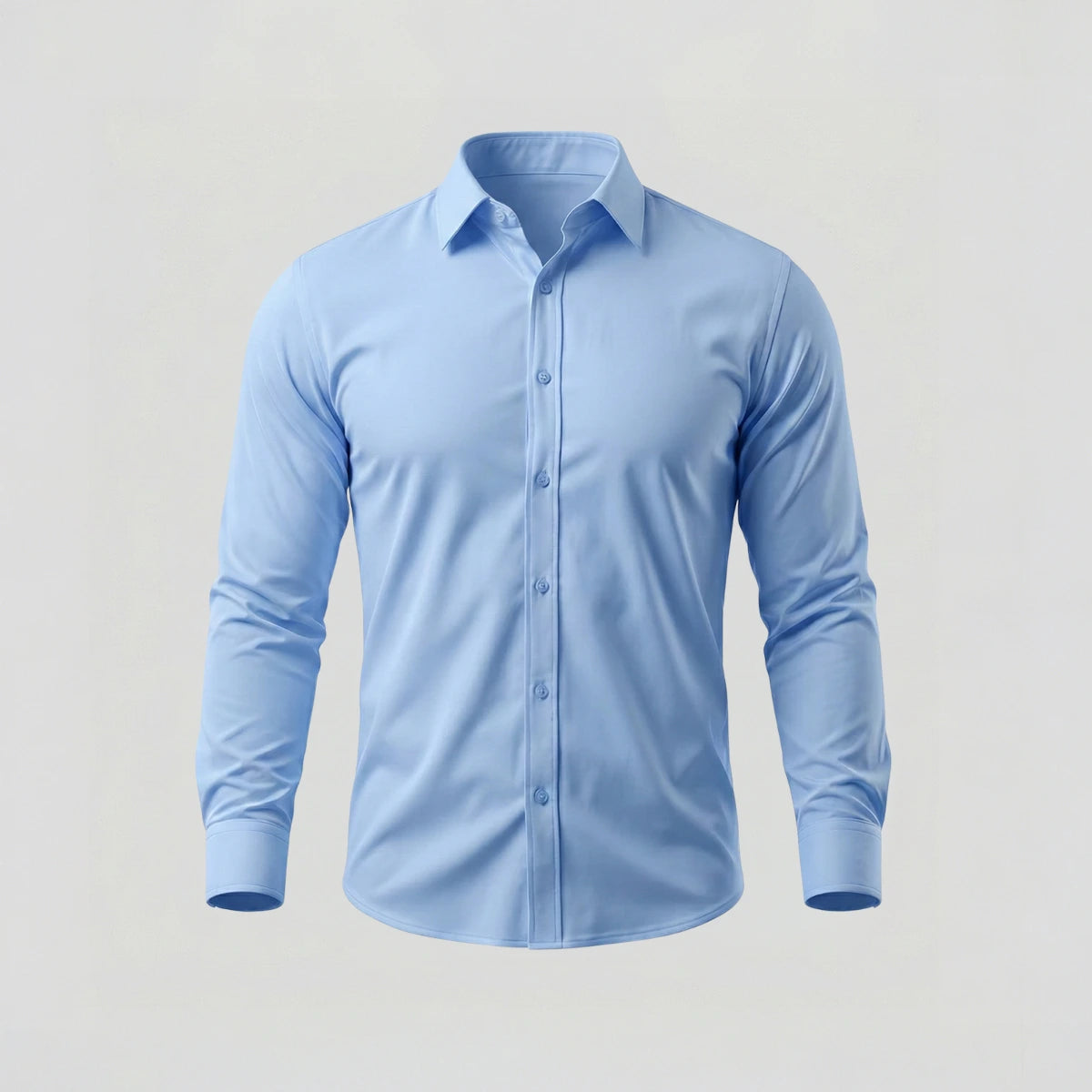 La Chemise Extensible - Bleu glacé